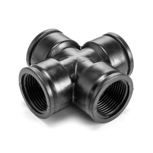 Polypropylene 4-way Female BSP Cross Splitter, 1"