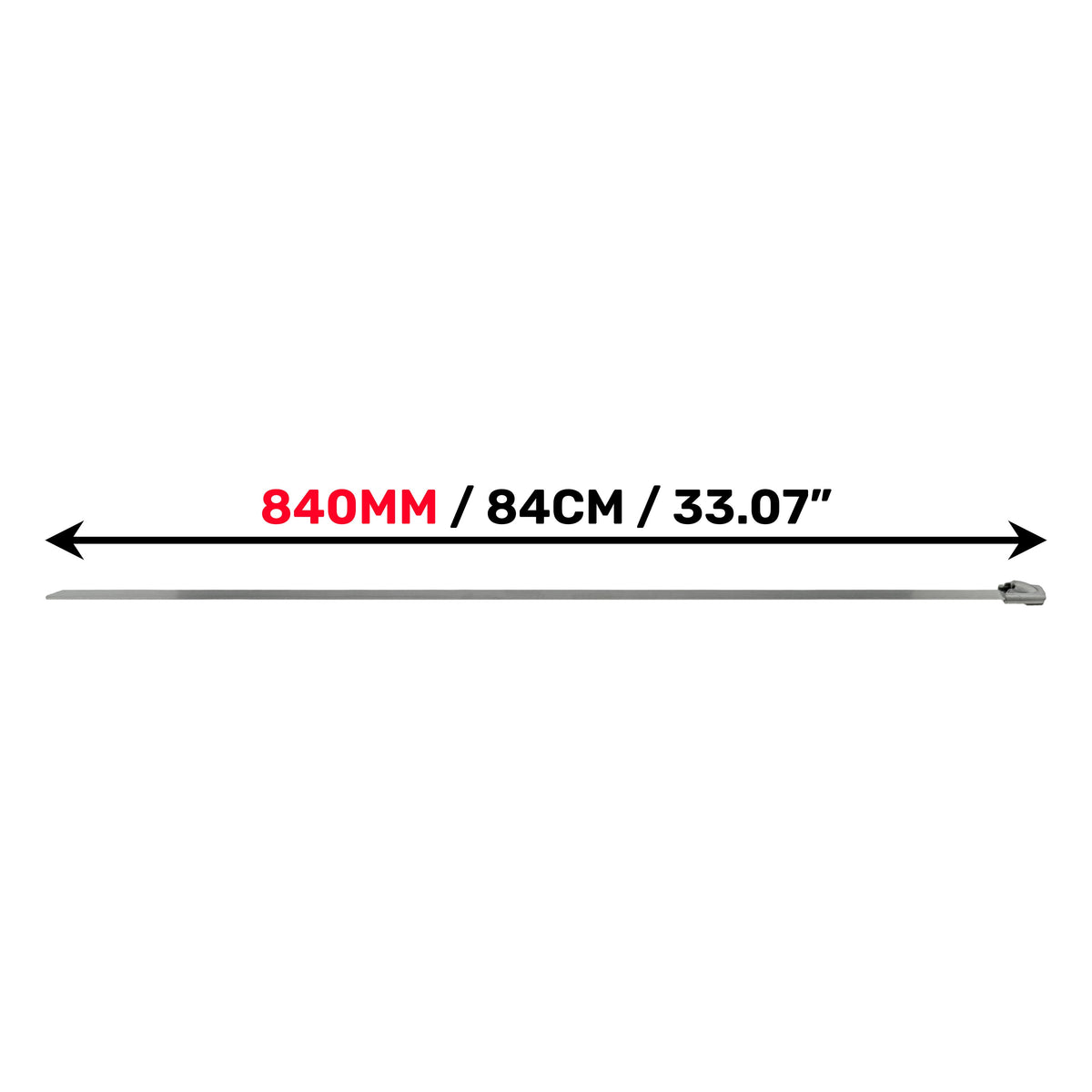 Stainless Steel Cable Ties, 4.6mm x 840mm