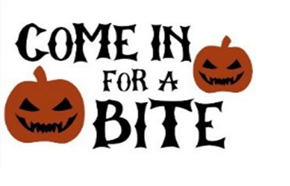 Coir Doormat, 60cm x 40cm - 'Come In For A Bite'