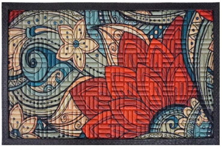 3D Embossed Doormat, 75cm x 45cm - China