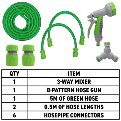 Outdoor Hot & Cold Tap Pet Bath Wash Kits with Sprayer