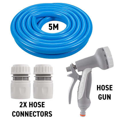 Outdoor Hot & Cold Tap Pet Bath Wash Kits with Sprayer