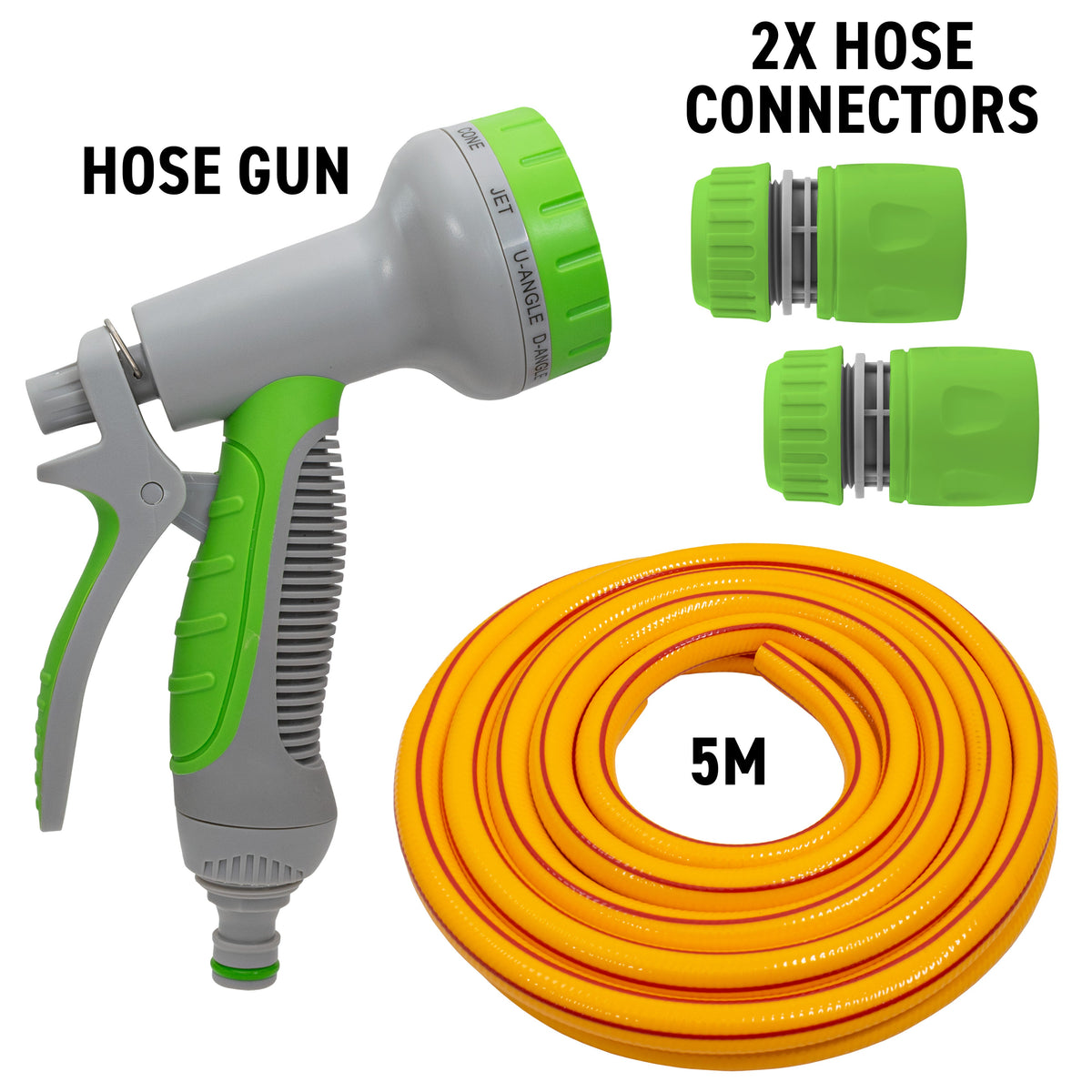 Outdoor Hot & Cold Tap Pet Bath Wash Kits with Sprayer