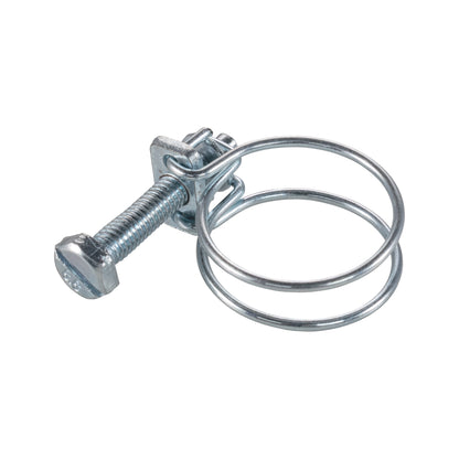 Galvanised Steel Double Wire Hose Clamps, 20mm-23mm