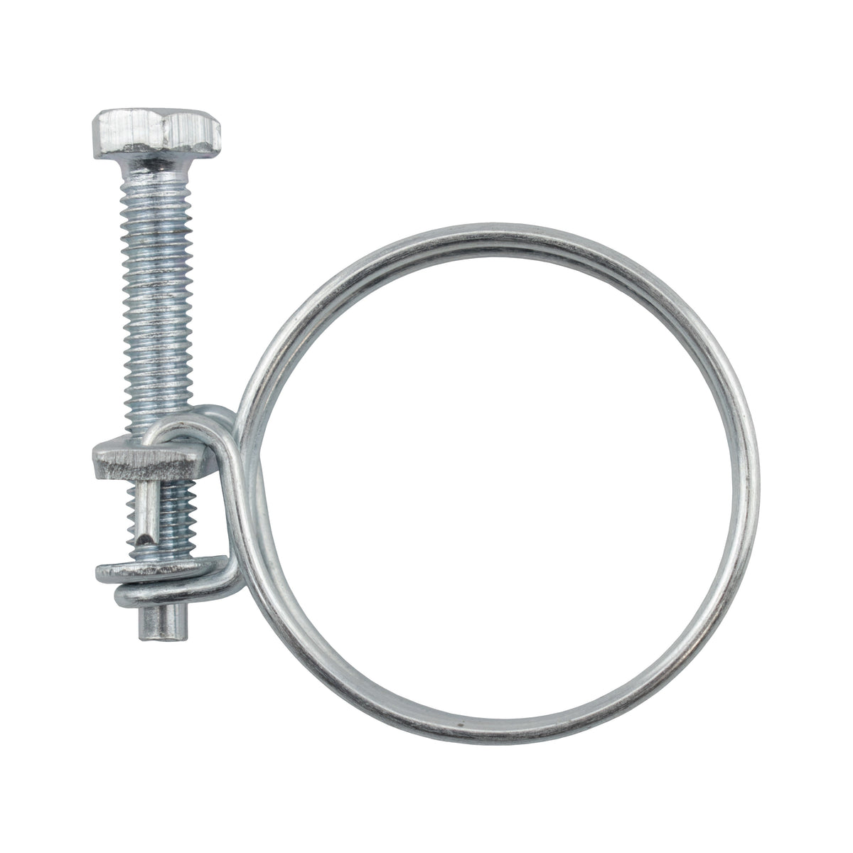 Galvanised Steel Double Wire Hose Clamps, 25mm-29mm