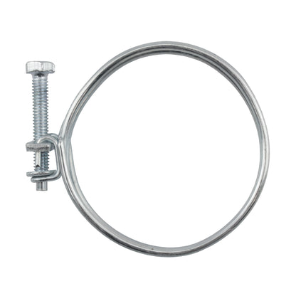 Galvanised Steel Double Wire Hose Clamps, 32mm-36mm