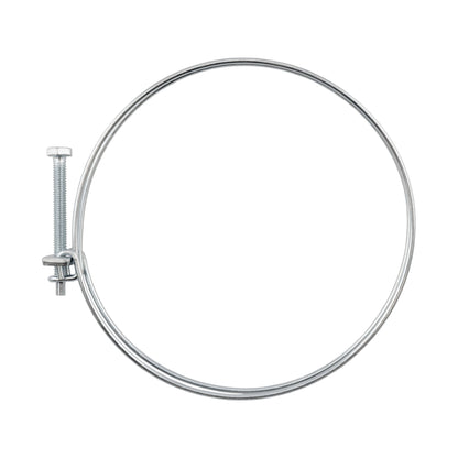 Galvanised Steel Double Wire Hose Clamps, 98mm-105mm
