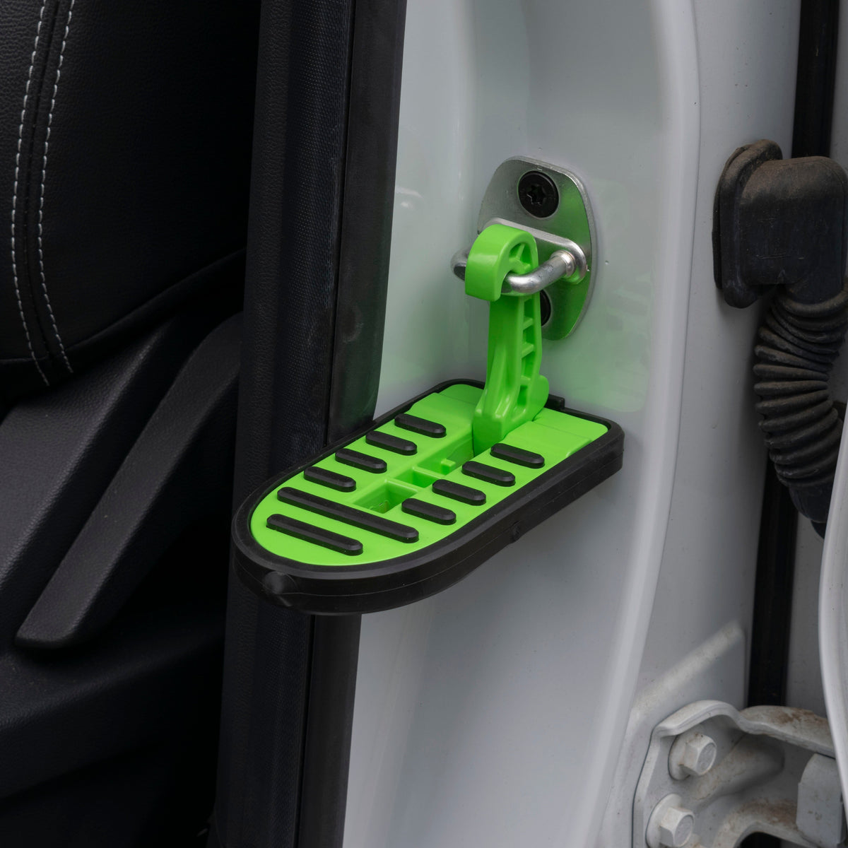 Type C Vehicle Car Door Step Up Ladder, Green