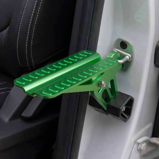 Type D Vehicle Car Door Step Up Ladder, Green