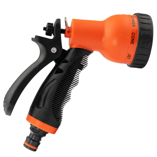 Black & Orange 8-Pattern Multi Water Sprayer, ECO-4480