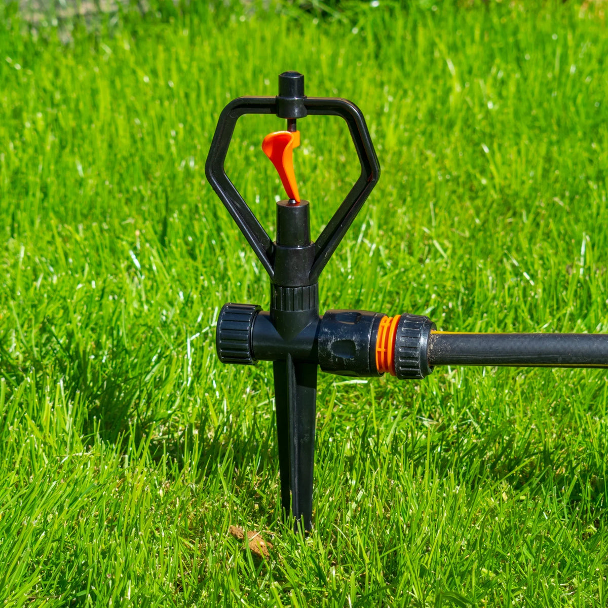 Rotary Butterfly Lawn Sprinkler on Spike, Eco line