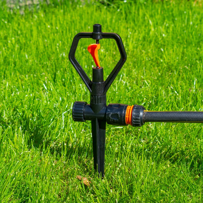 Rotary Butterfly Lawn Sprinkler on Spike, Eco line