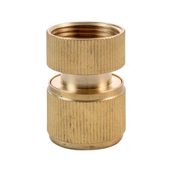 Female Hose Connector with 3/4" BSPF Thread, Brass