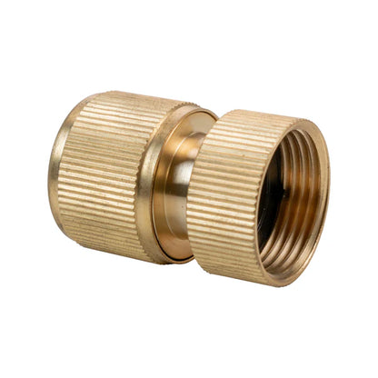 Female Hose Connector with 3/4" BSPF Thread, Brass