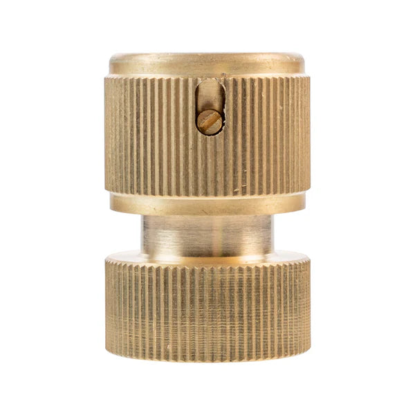Female Hose Connector with 3/4" BSPF Thread, Brass