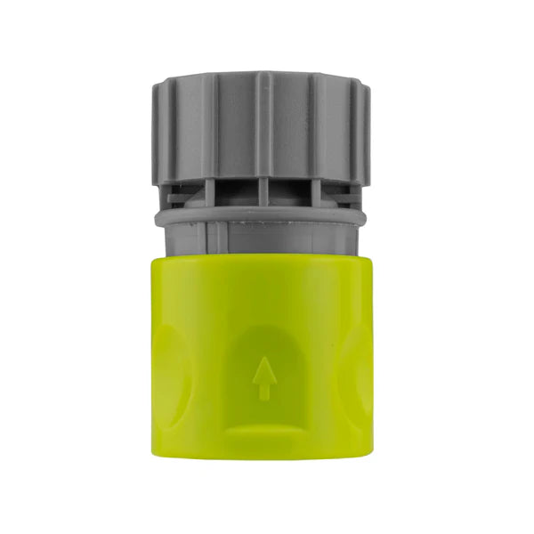 Female Hose Connector with 3/4" BSPF Thread, Lime