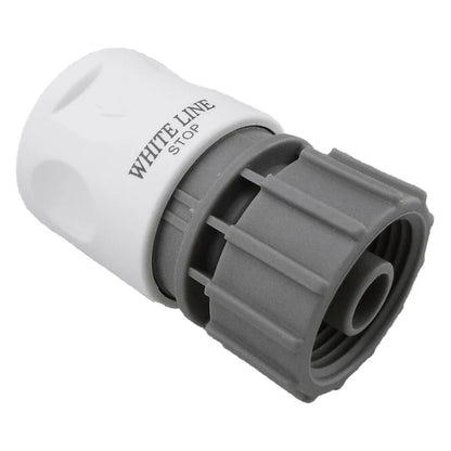 Female Hose Connector with 3/4" BSPF Thread, Grey