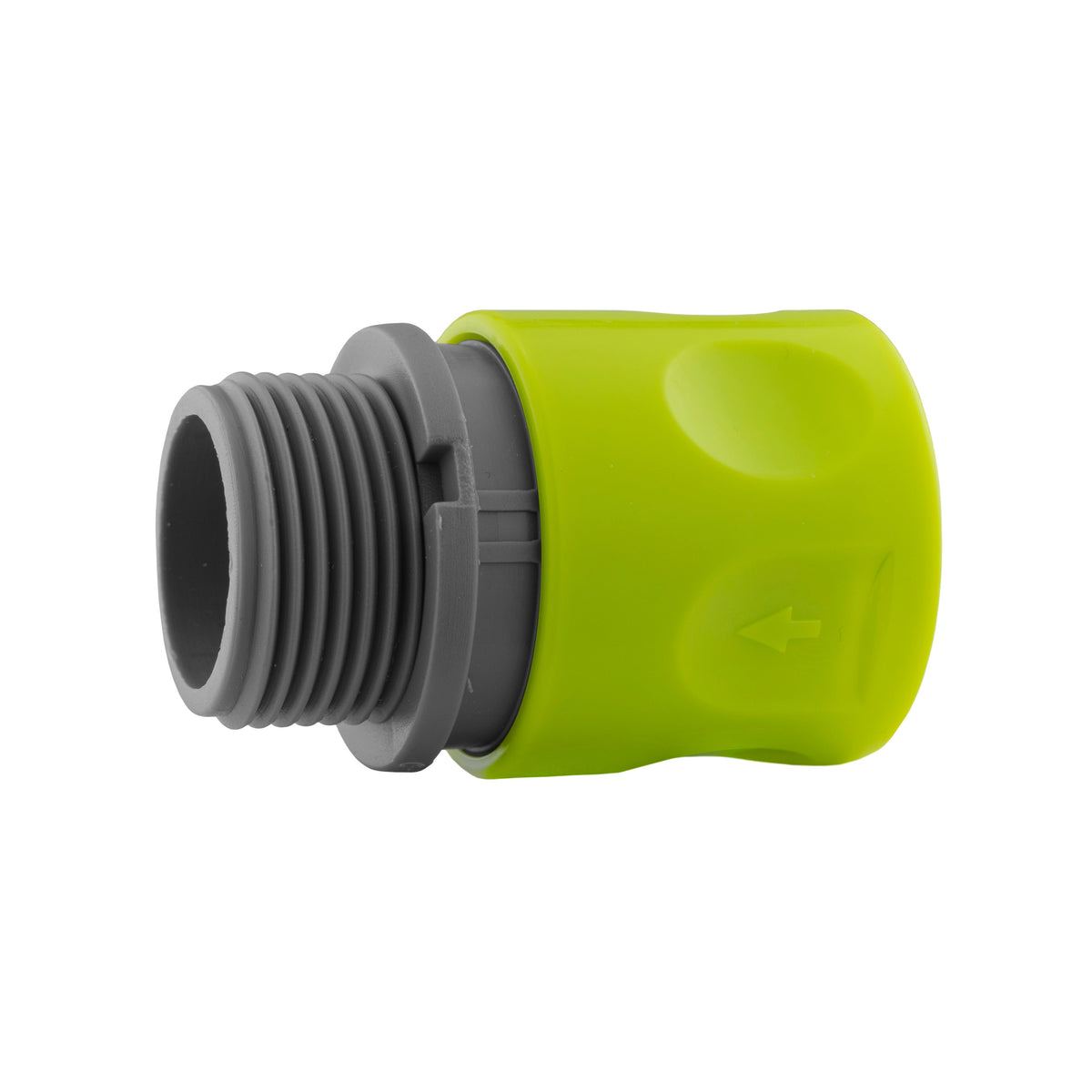Female Hose Connector with 3/4" BSPM Thread, Lime