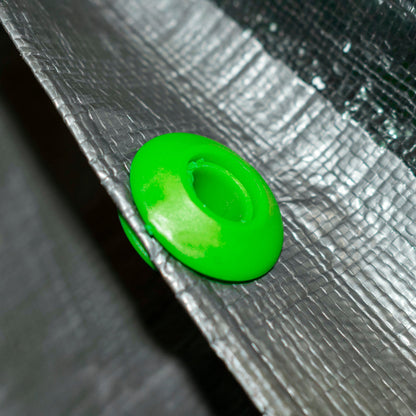 Repacement Tarpaulin Eyelets, Green Pack of 10