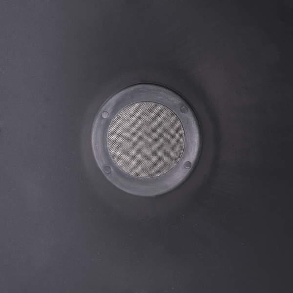 21cm Wide Mouthed Fuel Funnel with Angled Spout, Grey