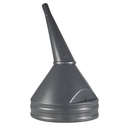 21cm Wide Mouthed Fuel Funnel with Angled Spout, Grey