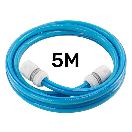 5m Supreme Plus 1/2" Blue Garden Hose-cart Extension Set