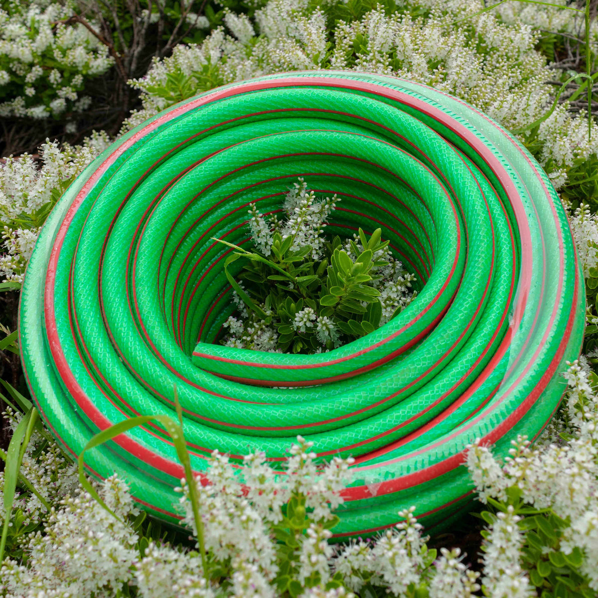 Premium Garden Hose Connection Set, Green