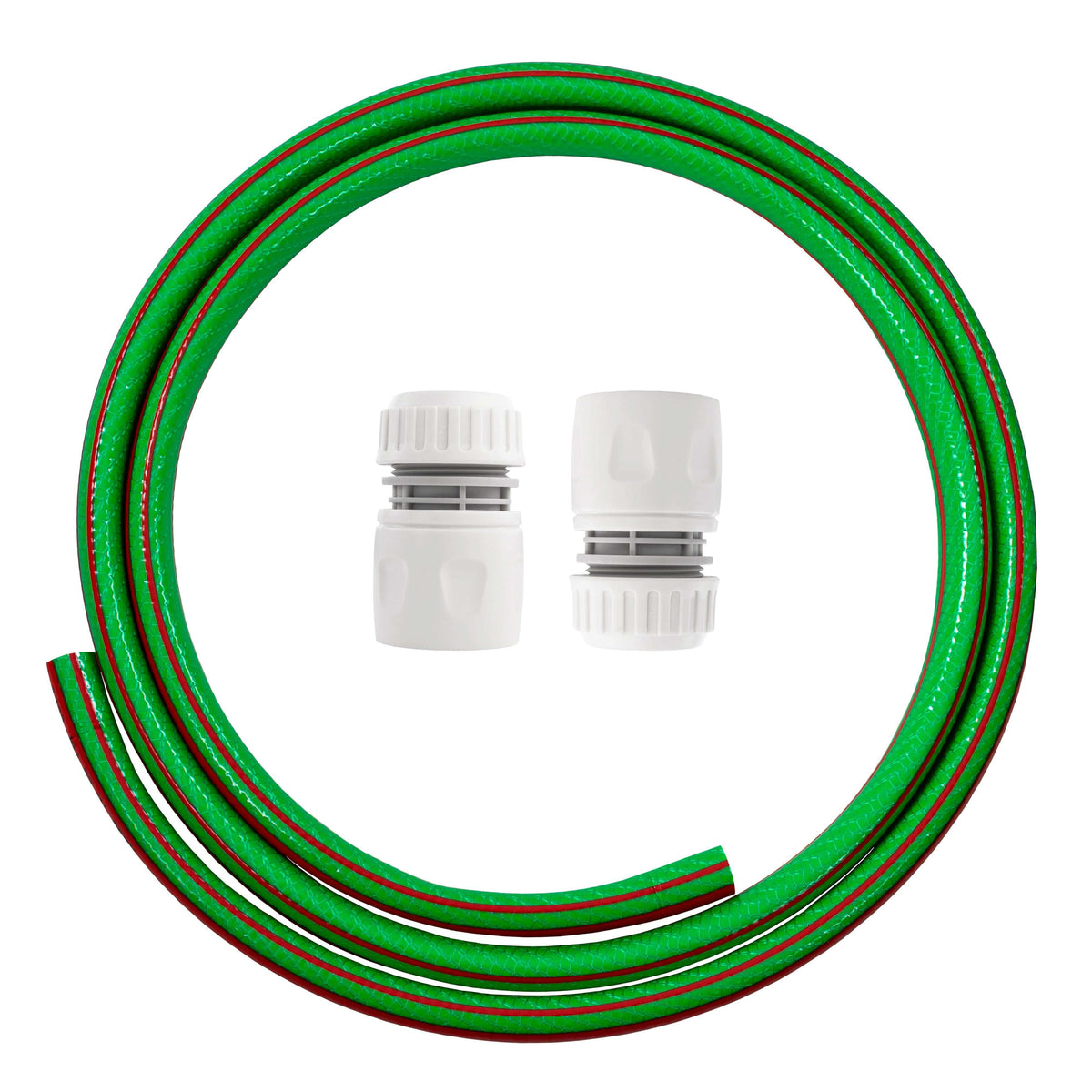 Premium Garden Hose Connection Set, Green