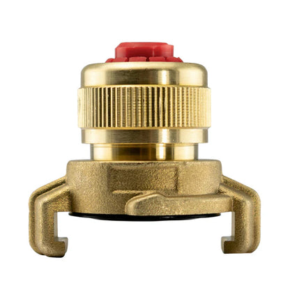 Brass GEKA Style Claw Female Hosepipe Connector, 1/2"