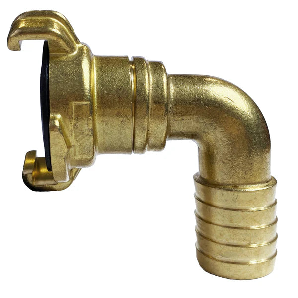Brass GEKA Style Claw Swivel Hosetail Connector, 3/4"
