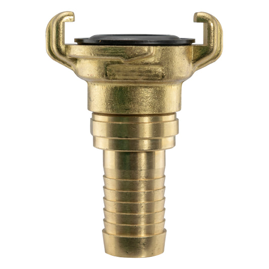 Brass GEKA Style Claw Swivel Hosetail Connector, 1"