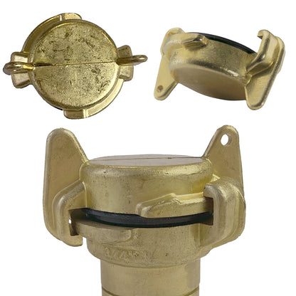 Brass GEKA Style Claw Blank End Cap