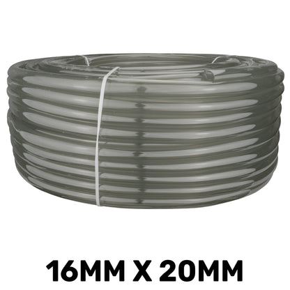 16mm Grey Tinted PVC Technical Hose