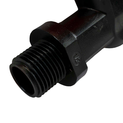 Black Plastic Quick Connector Bib Tap, 1/2" BSP