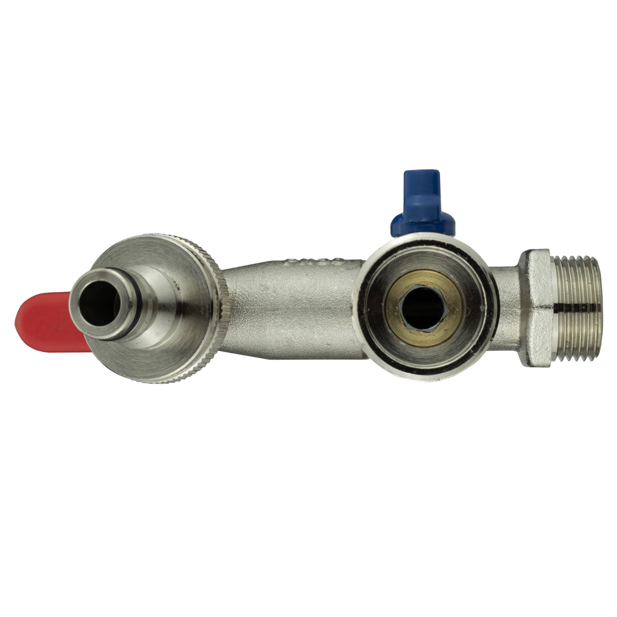 Quick Connector Dual Outlet Lever Tap, 3/4" BSP