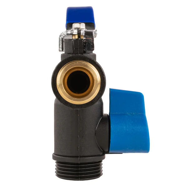 Nylon Quick Connector Dual Outlet Lever Tap, 1/2" BSP