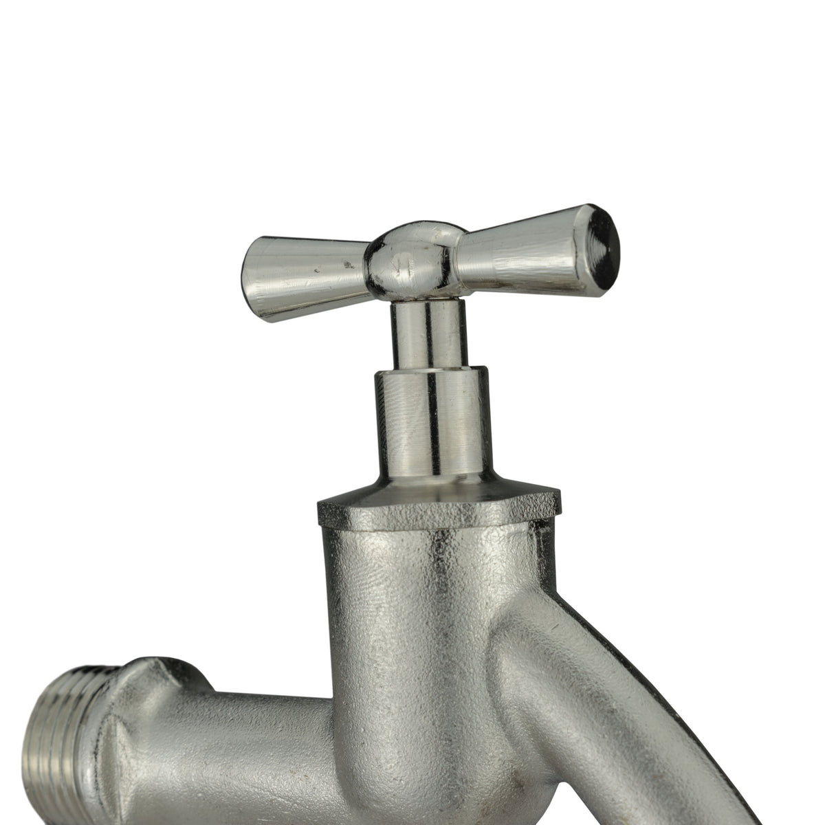 Nickel Plated Brass PP-Barb Bib Tap, 3/4" BSP