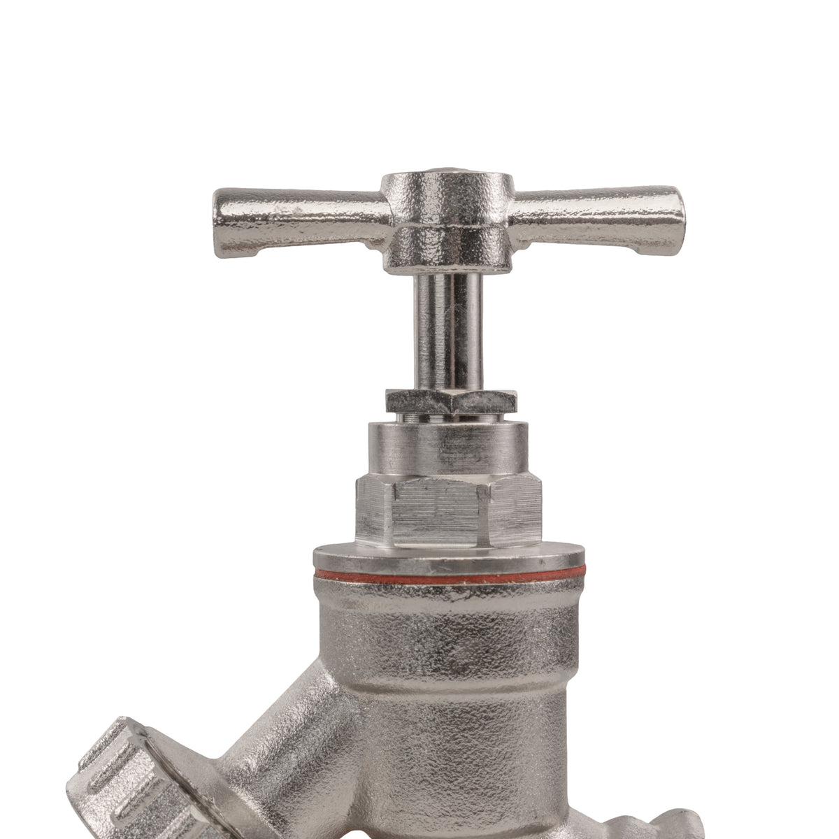 Nickel Plated Brass Barbed Bib Tap, 1/2" BSP