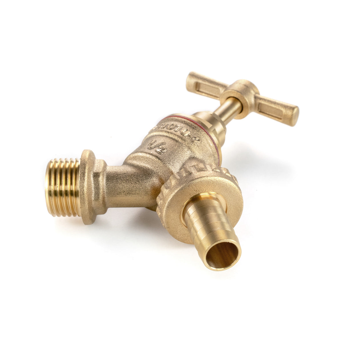 Brass Barbed Bib Tap, 1/2" BSP