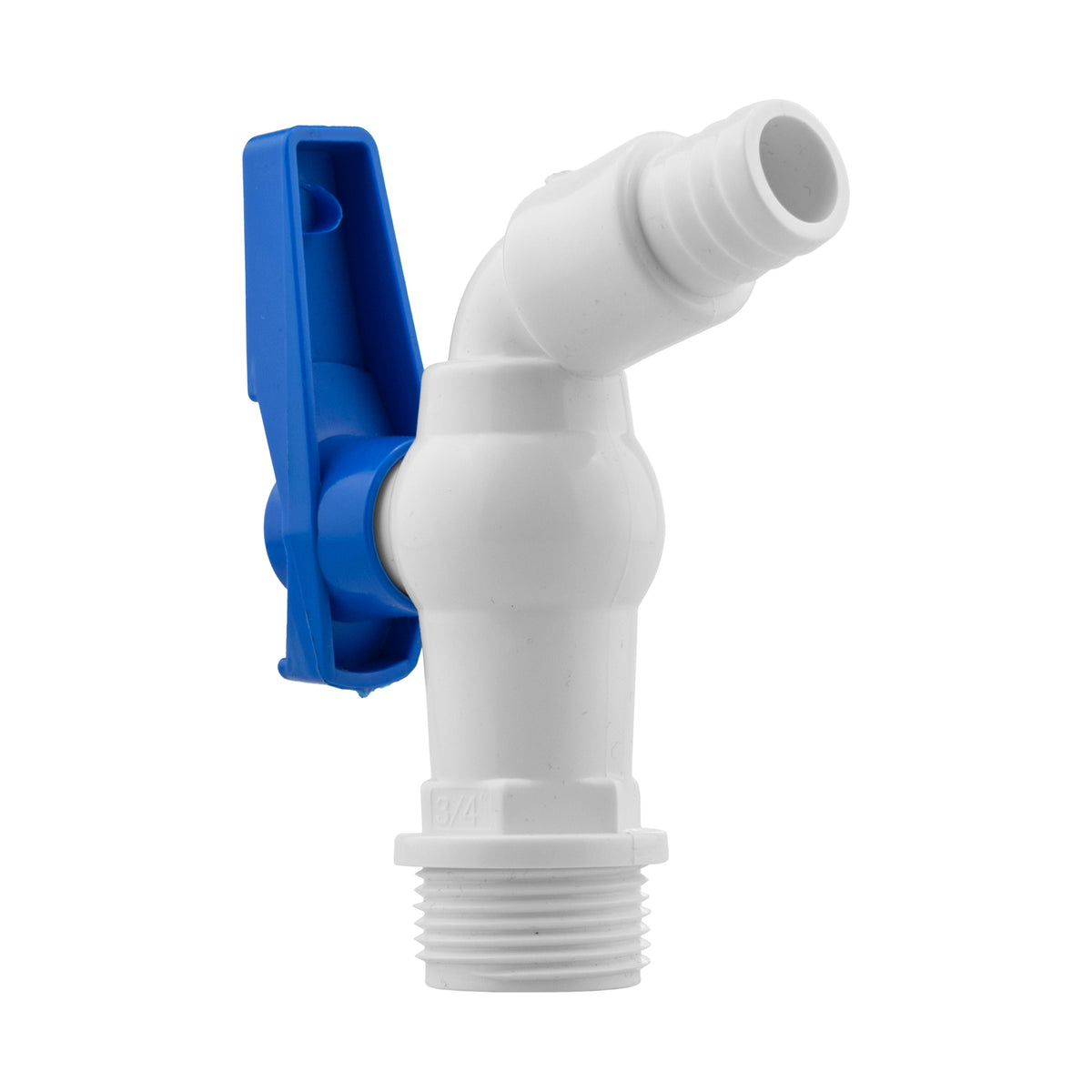 Plastic Barbed Lever Tap, 3/4" BSP
