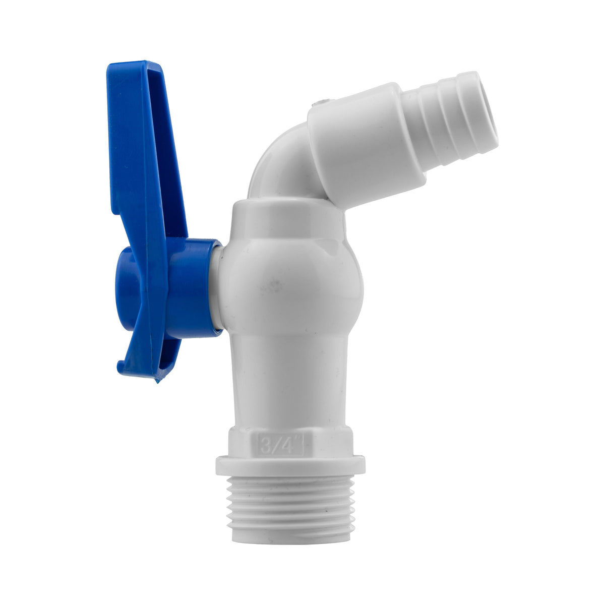 Plastic Barbed Lever Tap, 3/4" BSP
