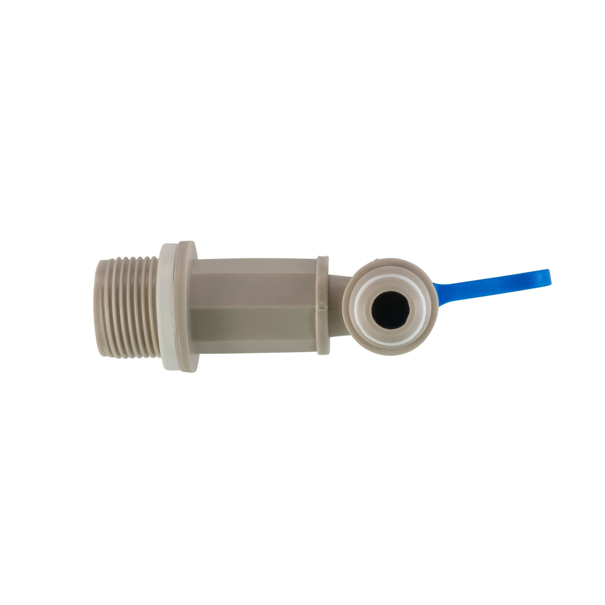 PP Quick Connector Tap with Washer, 3/4" BSP