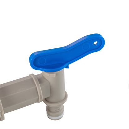 PP Quick Connector Tap with Washer, 3/4" BSP