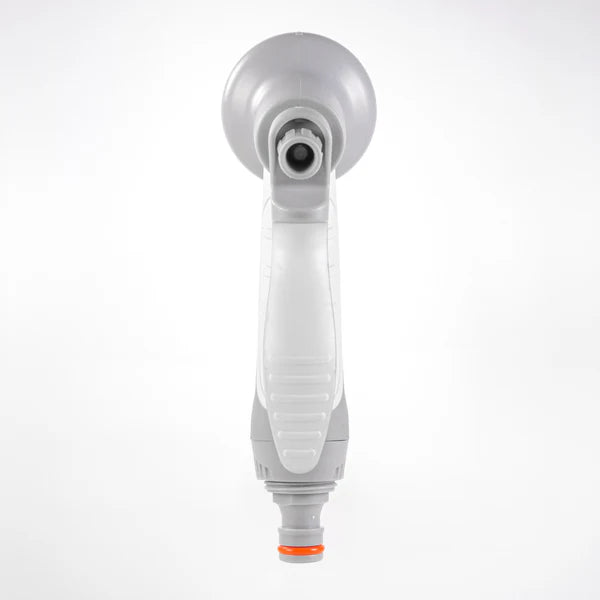Multi-Pattern Garden Water Sprayer Hose Gun - Grey & White