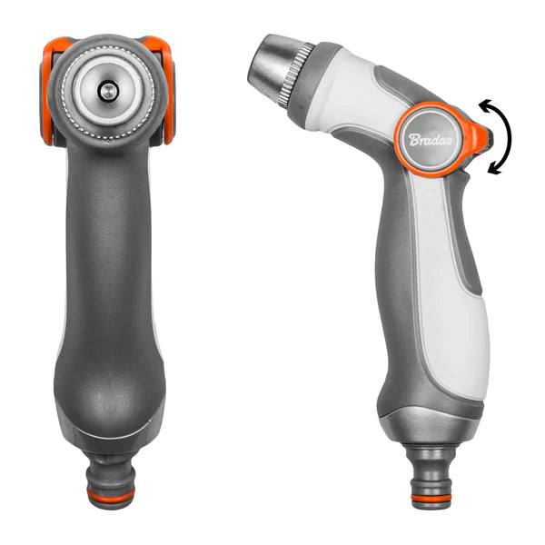 Grey & White Adjustable Flow Water Sprayer, EN54M