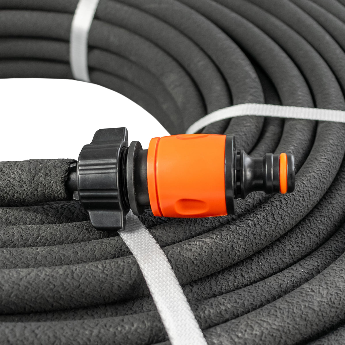 Irrigation 1/2" Barb to Female Hosepipe Quick Connector, Black