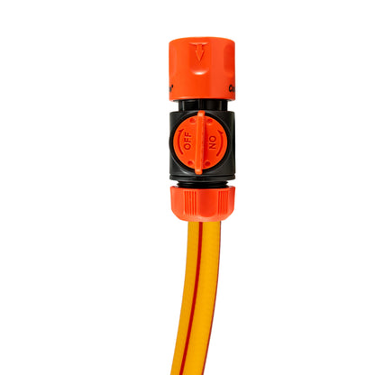 Female Hosepipe to Quick Connector Valve, Black
