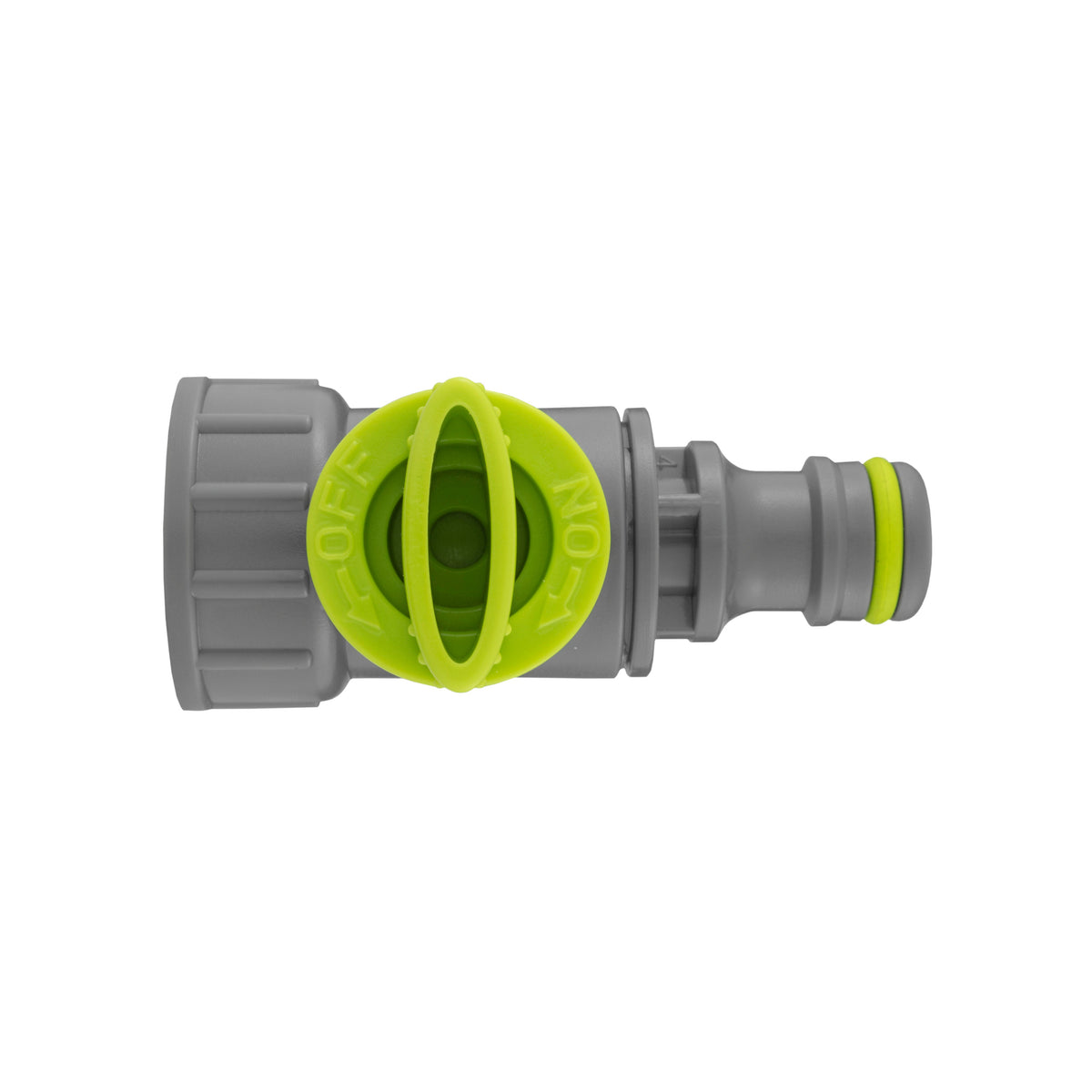 3/4" BSPF Valve with Quick Connector, Lime