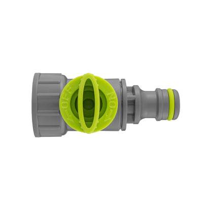 3/4" BSPF Valve with Quick Connector, Lime