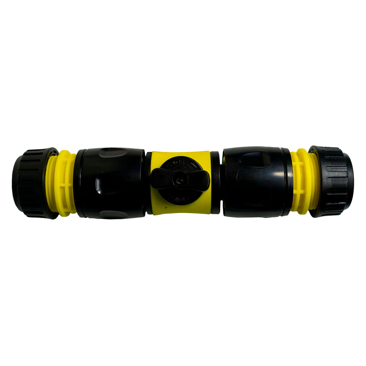 In-Line Valve with Quick Connectors - 6 Piece Set, Yellow